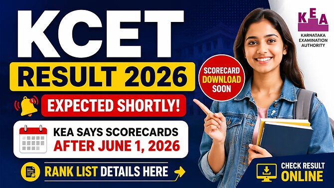 KCET Result 2026 Expected Soon After June 1; Check KEA Scorecard & Rank List Updates